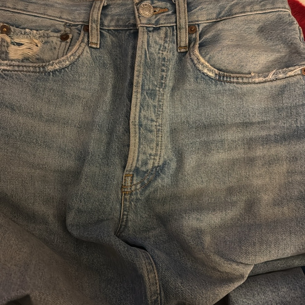 Re/Done 70s Ultra High Rise Stove Pipe Jeans - Picture 5 of 5